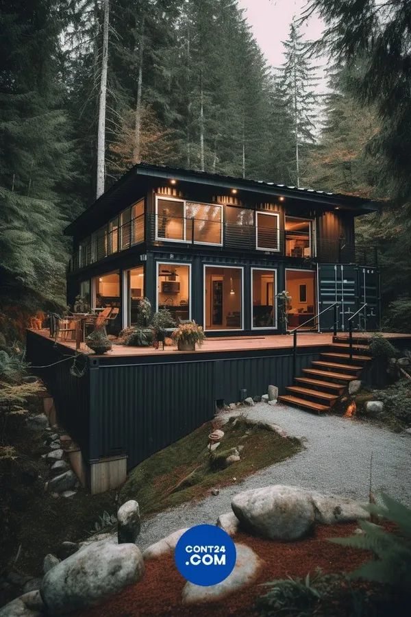 Black container homes: 7 builds that prove dark steel works